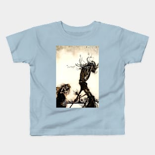 A Witch - Arthur Rackham Kids T-Shirt